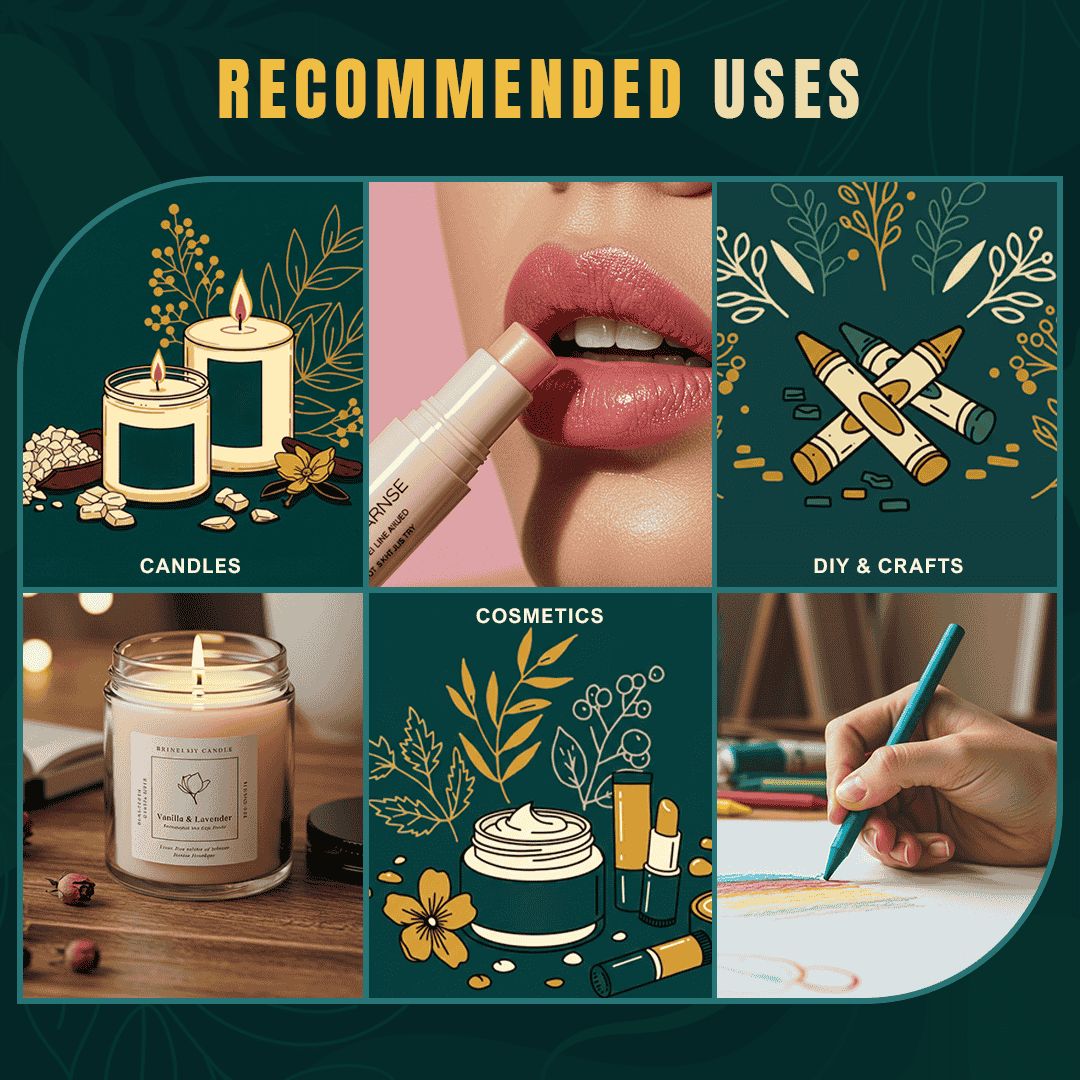 100% Organic Soy Wax Flakes – Premium Natural Soy Wax for Candle Making & DIY Crafts
